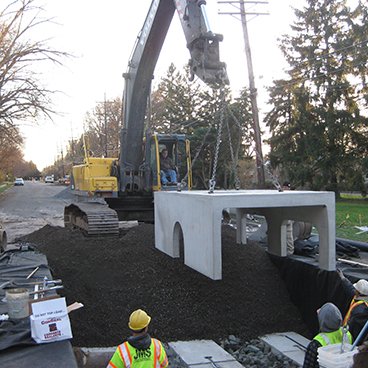 drainage construction